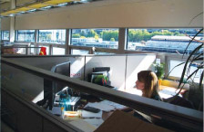 natural lighting in work area