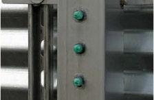 Green LEDs show water levels in the tank.