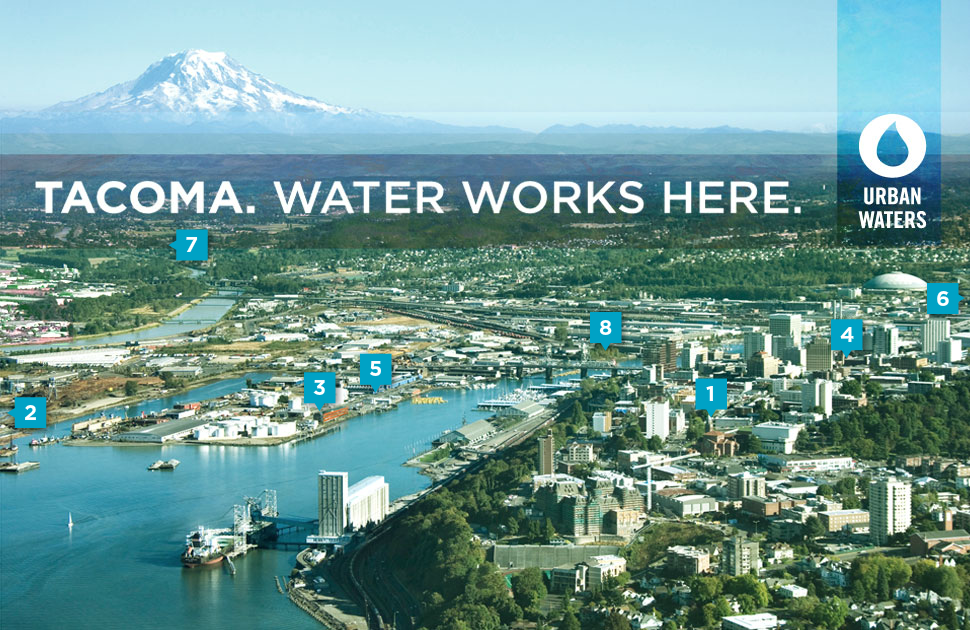 Aerial image of Tacoma